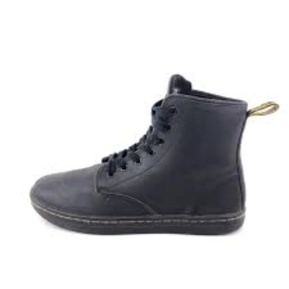 Dr. Martens Women's Black Shoreditch Canvas Lace Up Ankle Chukka Boot Size‎ 8